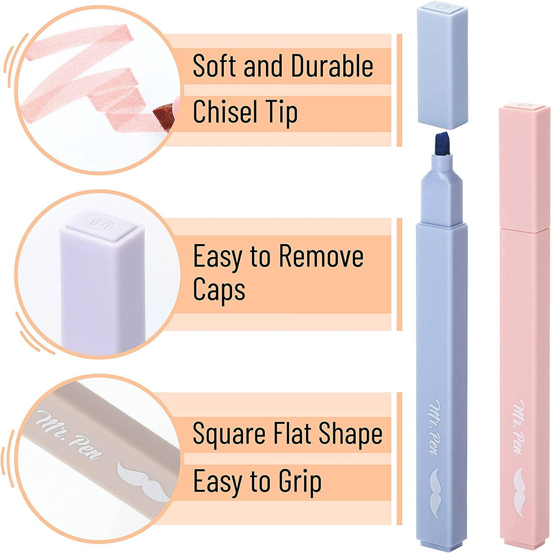 Mr. Pen - Aesthetic Highlighters 16 Pack