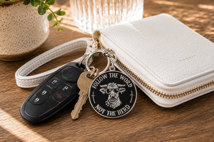 Missional Merch - Keychain | Follow the Word, Not the Herd | Keychains Bulk