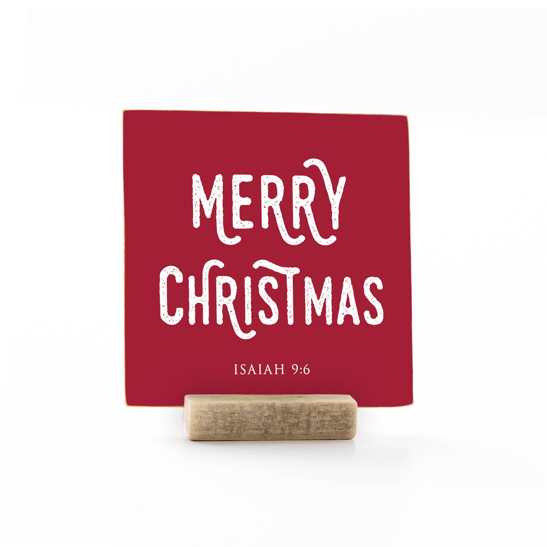 Revelation Culture - Christmas | Wood Message Art Card Flat Card | 4 x 4