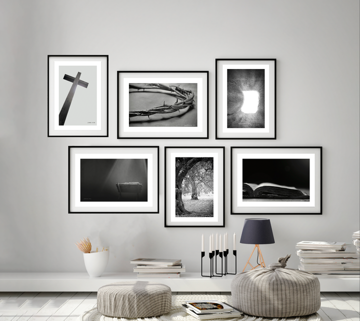 Revelation Culture - Prints | The Life of Jesus | Cross Crown Manger Tomb Bible