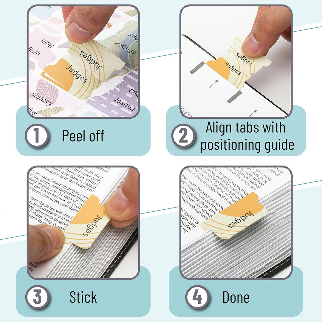 Mr. Pen - Bible Tabs Laminated 120 Pack