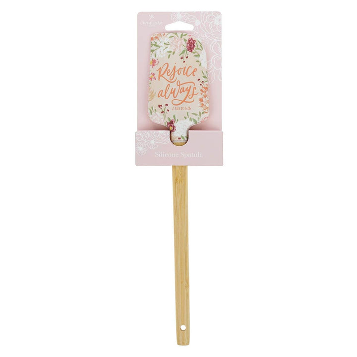 Christian Art Gifts - Rubber Spatula Rejoice Always 1 Thess. 5:16
