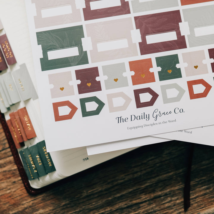 The Daily Grace Co - Jewel Tone Bible Tabs