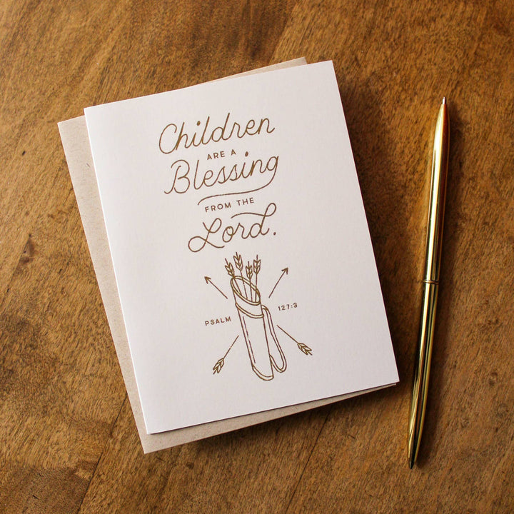 Naomi Paper Co. - Children Are a Blessing Card