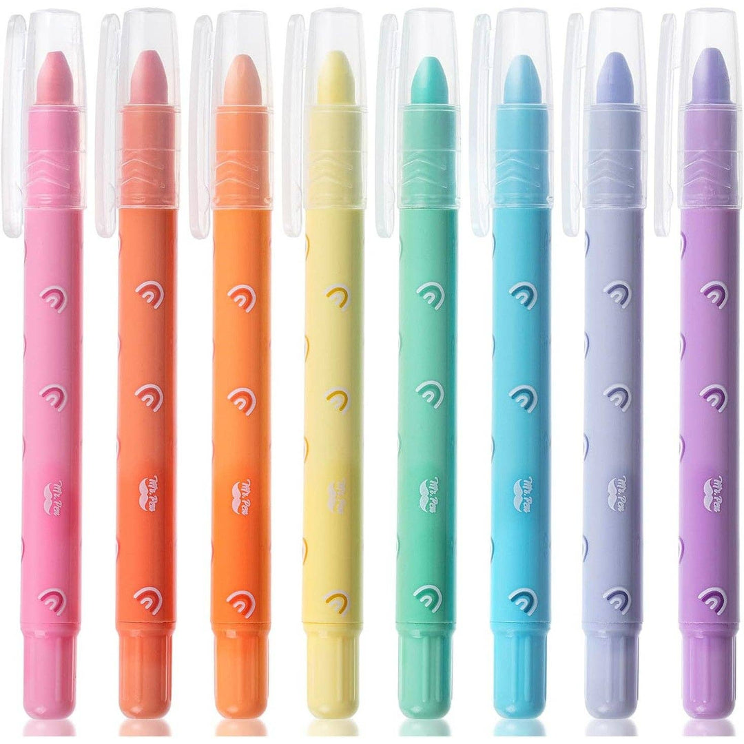 Mr. Pen - Gel Highlighters, No Bleed, 8 Pack