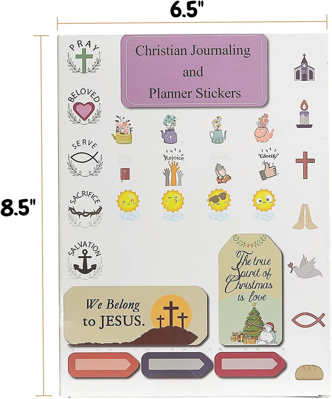 Mr. Pen - Christian Journaling Stickers 31 Sheets