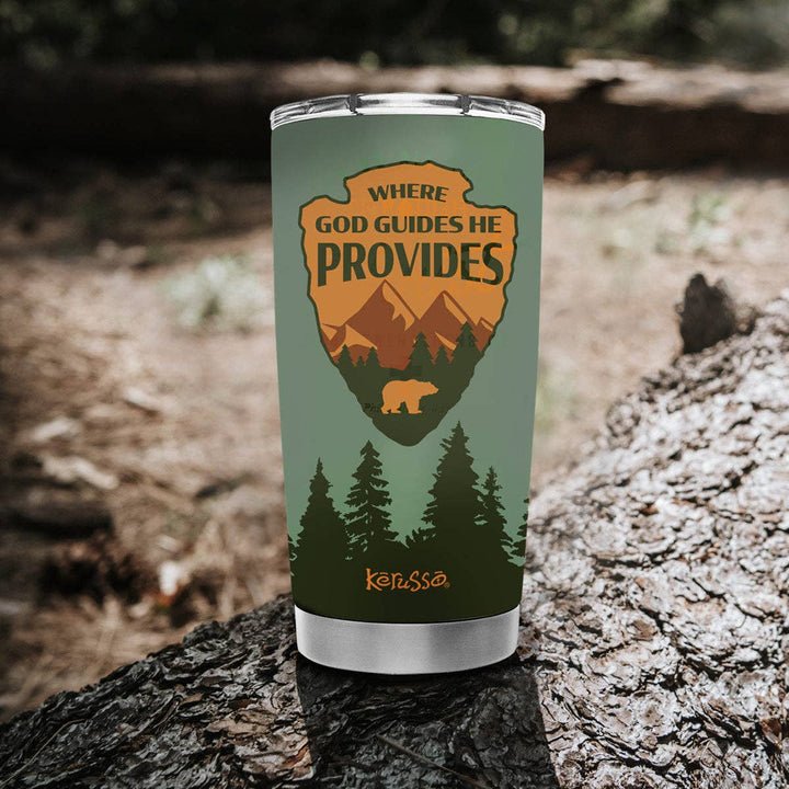 Kerusso - Kerusso 20 oz Stainless Steel Tumbler God Guides