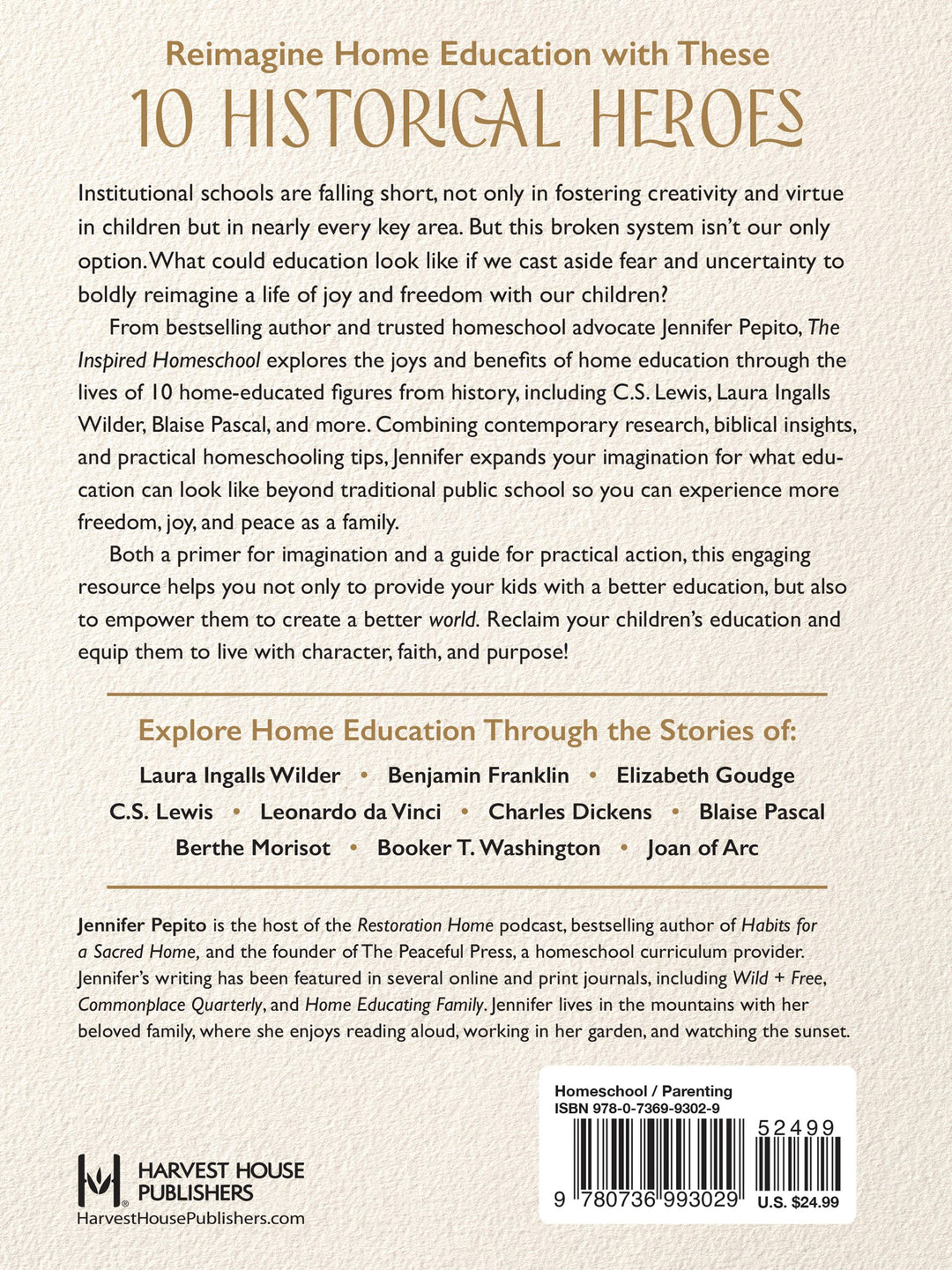 Harvest House Publishers Gift &amp; Specialty Books - The Inspired Homeschool