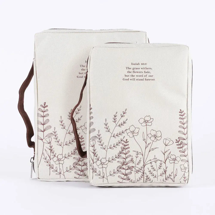 Bible Cover Canvas Isaiah 40:8 M