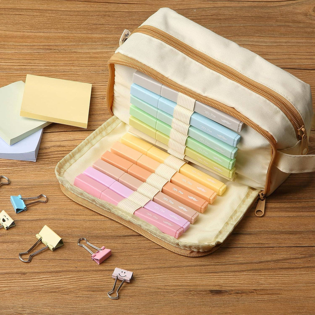 Mr. Pen - Highlighters 12 Pack Macaron