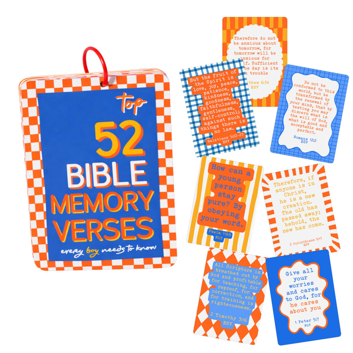 Kids Bible Memory Cards Christian gift kids Christian gift