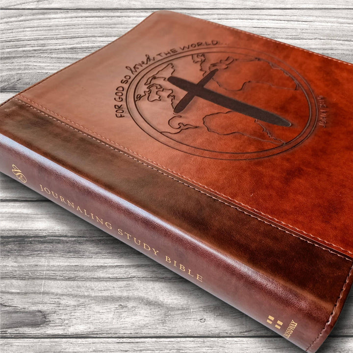 Joy Creative Bibles - ESV Journaling Study Bible - John 3:16