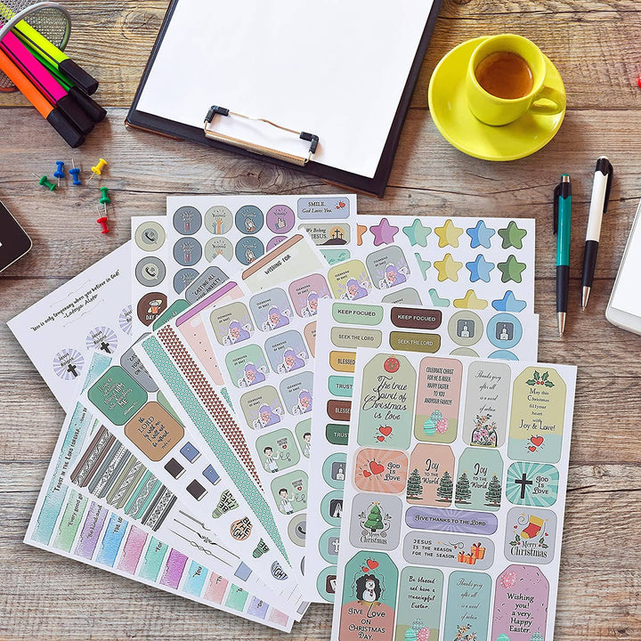 Mr. Pen - Christian Journaling Stickers 31 Sheets