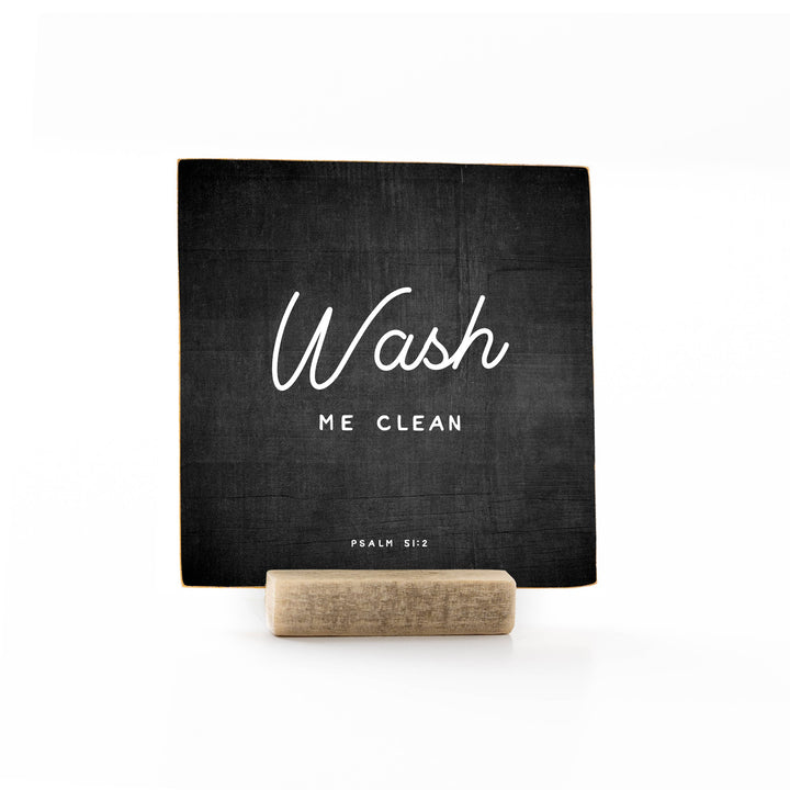 Revelation Culture - The Psalms | Scripture Message Wood Flat Card | 4 x 4"