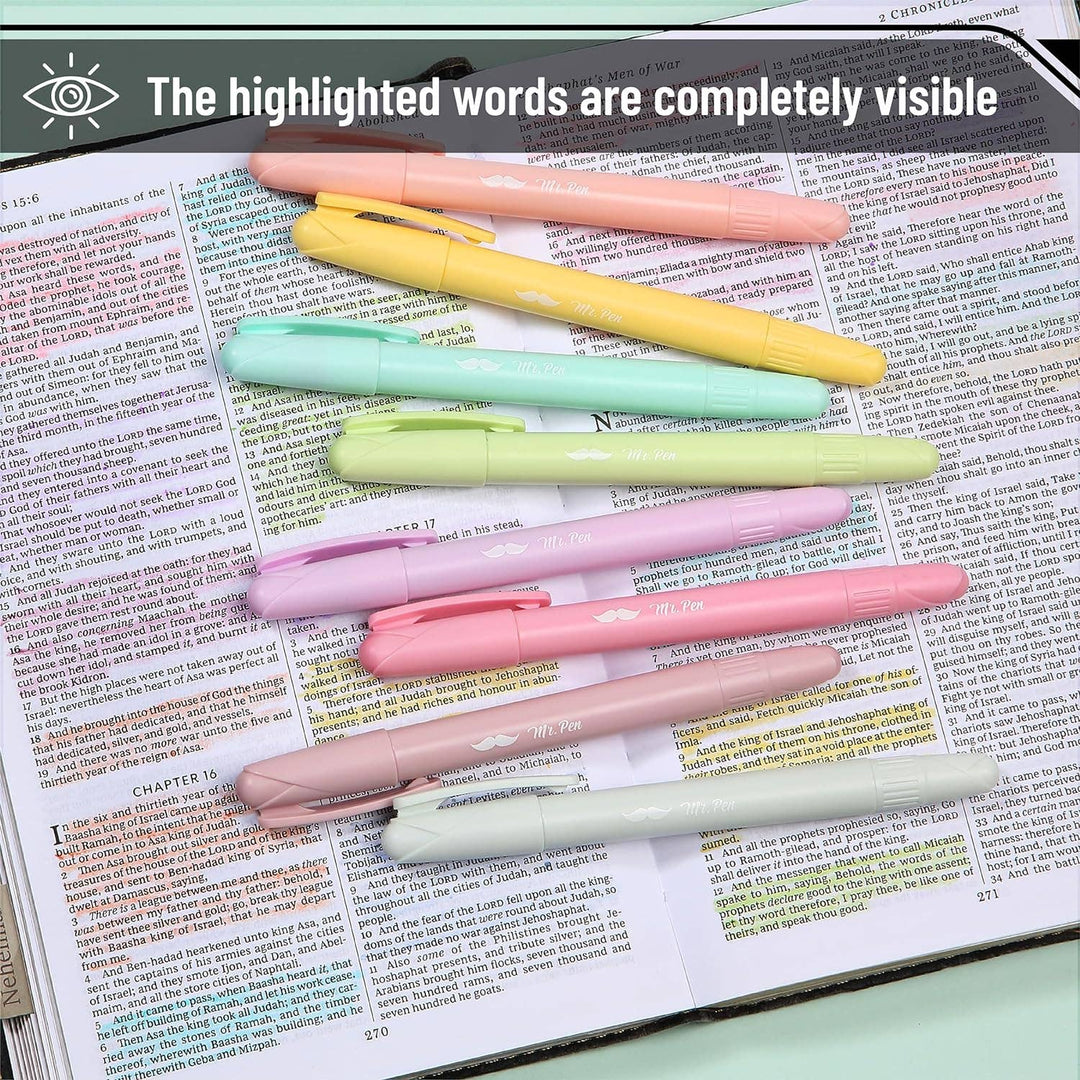 Mr. Pen - Gel Highlighters 16 Pack Vibrant Colors