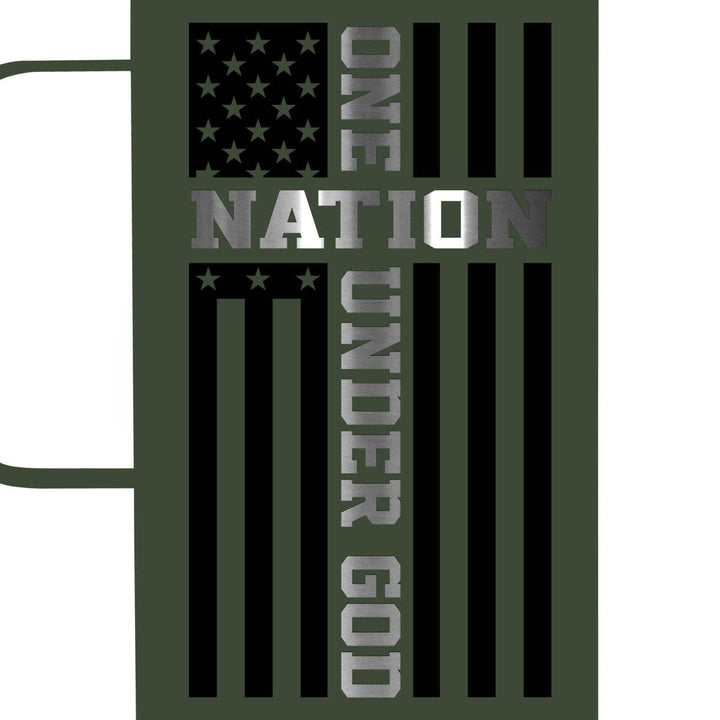 HOLD FAST 22 oz Stainless Steel Mug With Handle One Nation