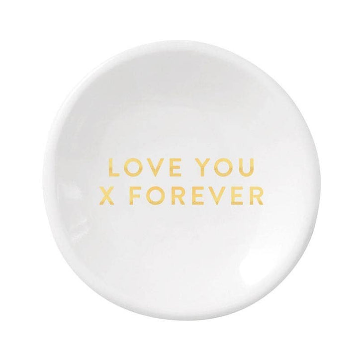Santa Barbara Design Studio by Creative Brands - Ceramic Ring Dish &amp; Earrings - Love Forever