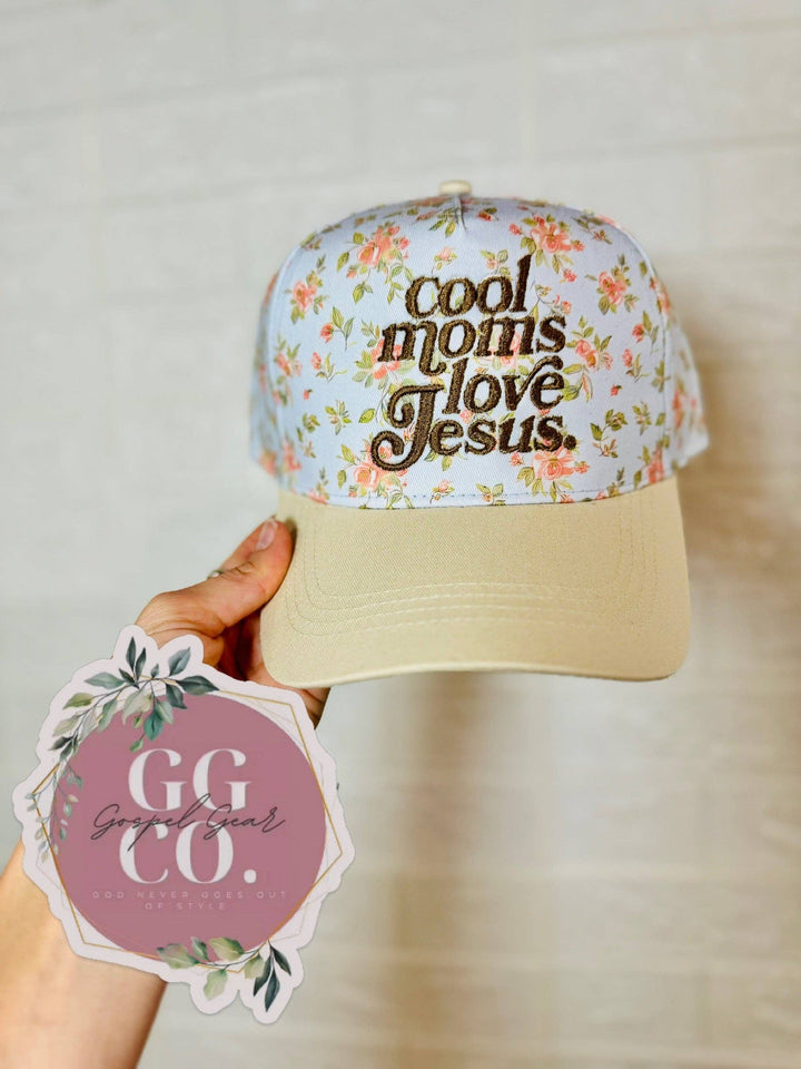 Gospel Gear Co - Cool Moms Love Jesus Embroidered Hat