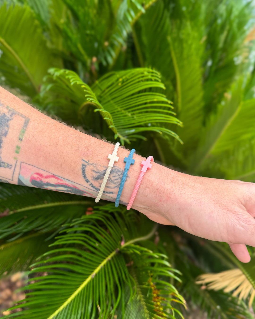 In God We Must - Infinity Cross Bracelets- Horizon
