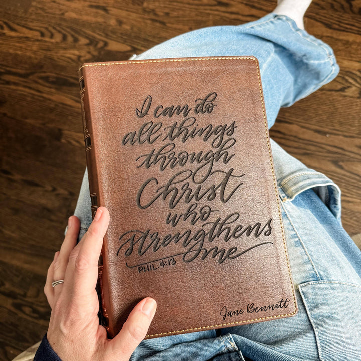NKJV Wide Margin Bible - I Can Do All Things Through Christ
