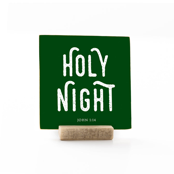 Revelation Culture - Christmas | Wood Message Art Card Flat Card | 4 x 4