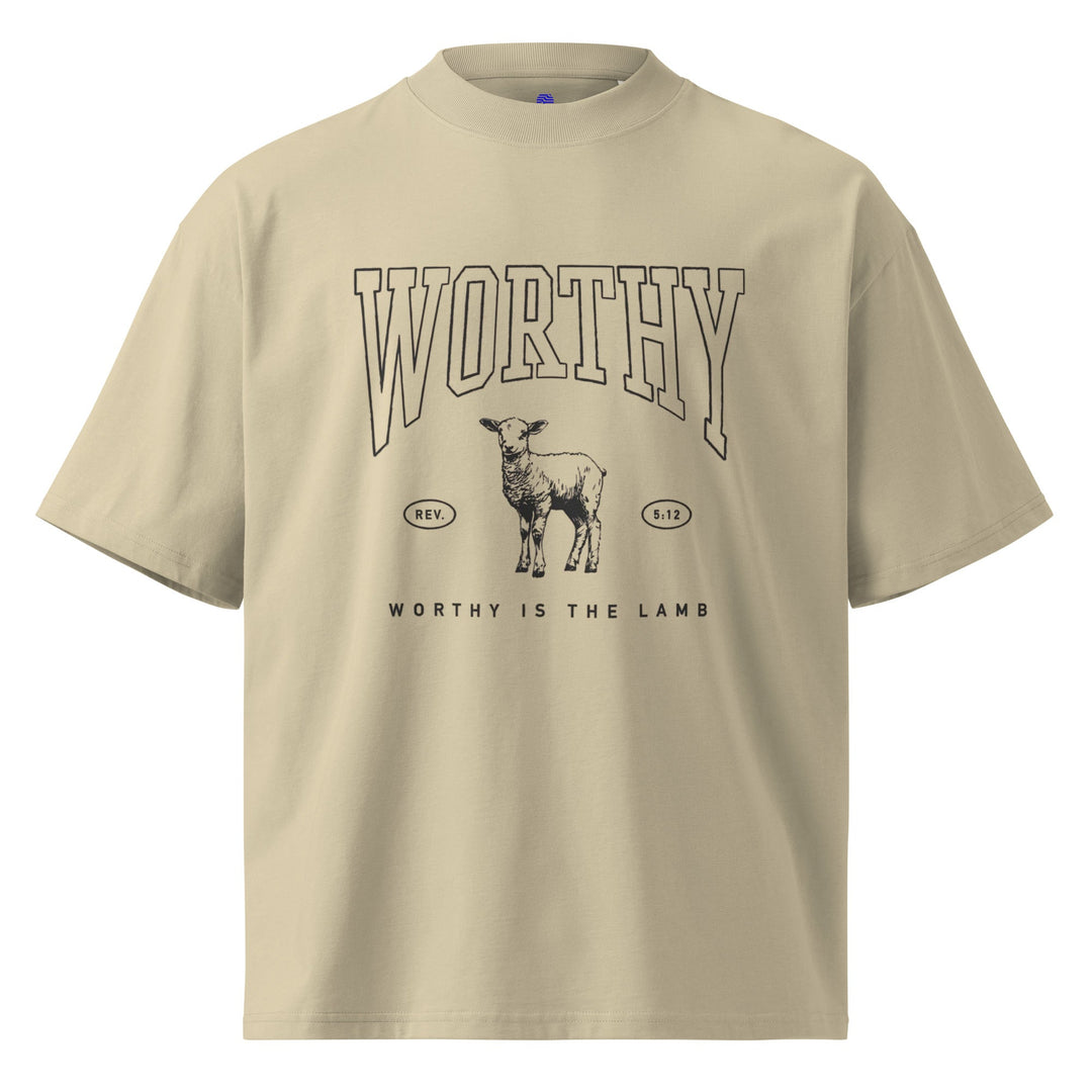 Worthy Unisex oversized high neck t-shirt