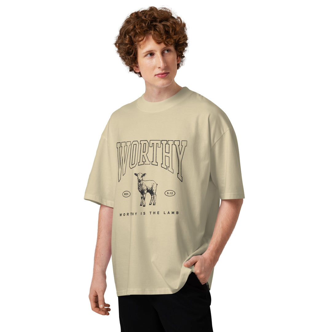 Worthy Unisex oversized high neck t-shirt