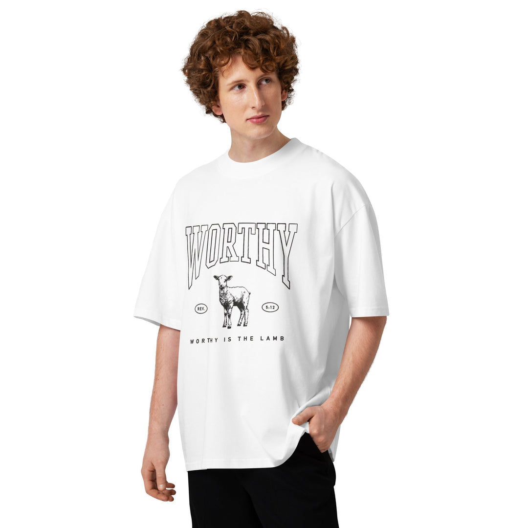 Worthy Unisex oversized high neck t-shirt